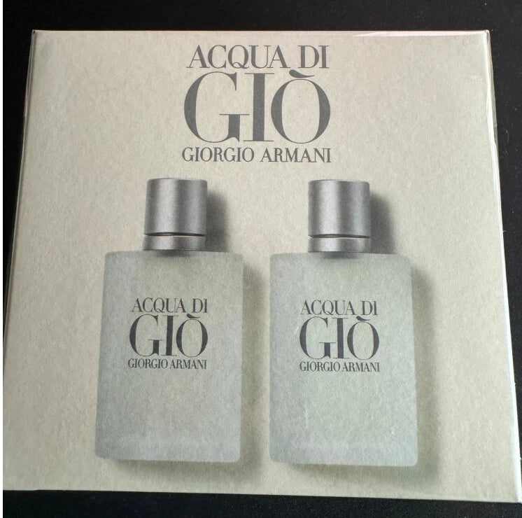 Giorgio Armani Aqua Di Gio Edt Travel Collection 2*30Ml (Brand New Sealed)