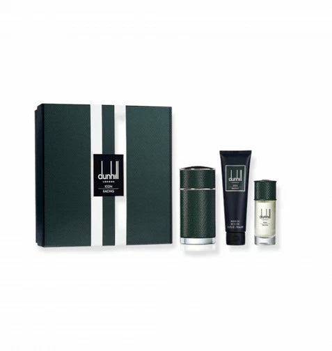 Dunhill Icon Racing Green Edp 100Ml+Edp 30 Ml + S/Gel 90Ml Gift Set (Brand New)
