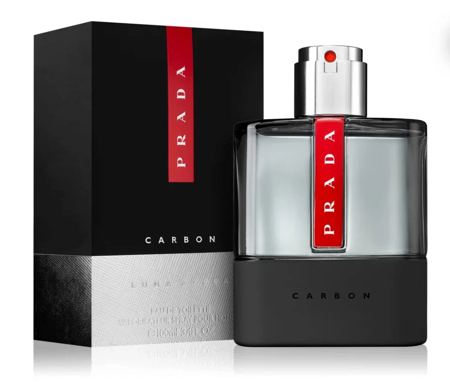 Prada Luna Rossa Carbon Eau De Toilette Men 100Ml (Brand New Sealed)