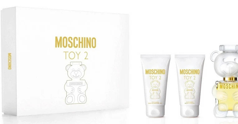 Moschino Toy 2 Eau De Perfume Spray 50Ml Set 3 Pieces (Brand New Sealed)