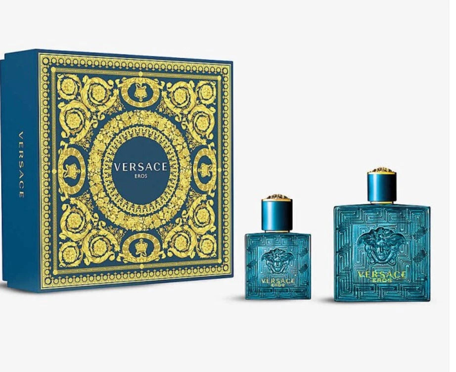 Versace Eros Mens Gift Set Edt 100Ml & 30Ml (Brand New Sealed)