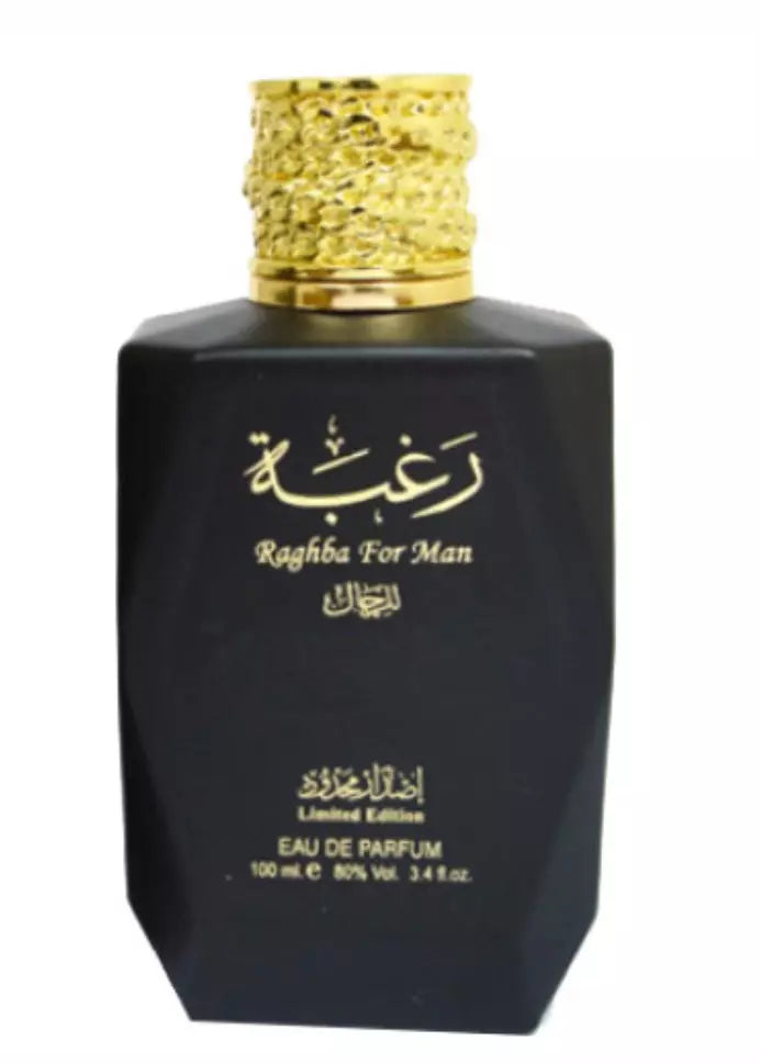 Lattafa Raghba For Man (Green Irish Tweed Twist) + Deodrant (Brand New Sealed)