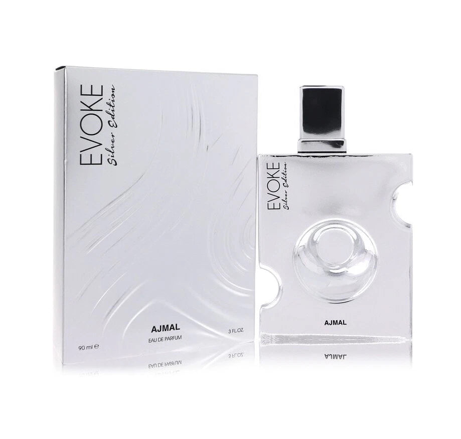 Ajmal Evoke Silver Edition (Pdm Pegasus Twist) Edp Spray 90 Ml (New Sealed)