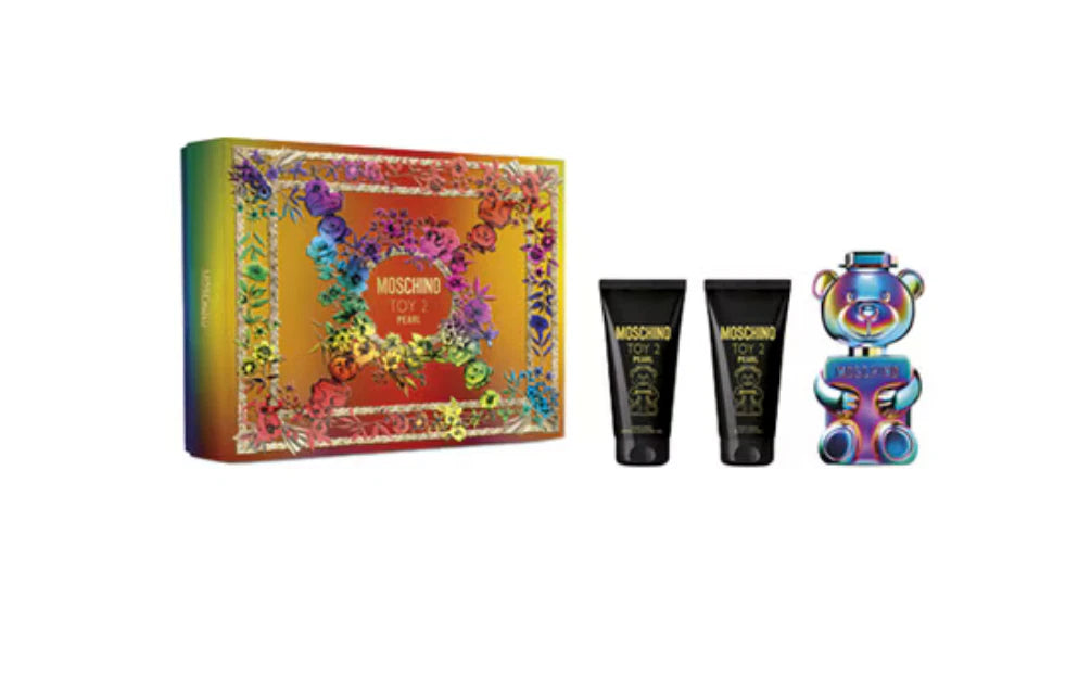 Moschino Toy 2 Pearl Edp 50Ml/Body Ltn 50Ml/ S/Gel 50Ml Gift Set (Brand New)