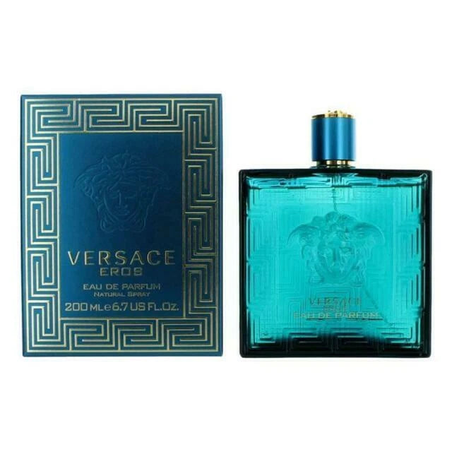Versace Eros Eau De Parfum Men'S Spray - 200Ml (Brand New Sealed)