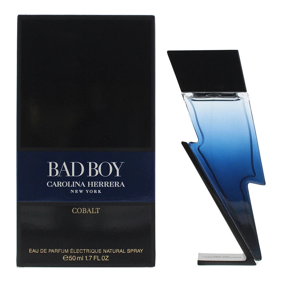 Carolina Herrera: Bad Boy Cobalt Edp Spray For Men 50Ml (Brand New Sealed)