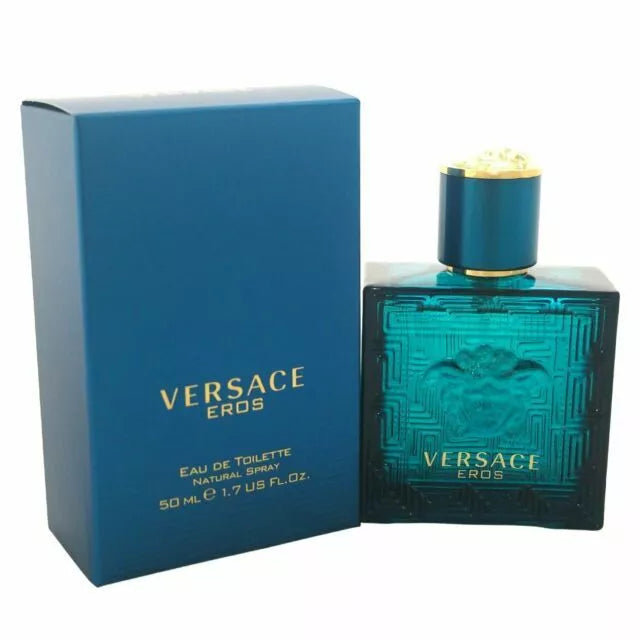 Versace Eros Eau De Toilette For Men - 50 Ml (Brand New Sealed)