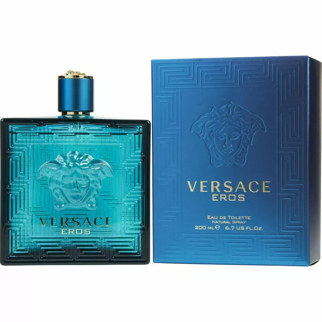 Versace Eros Men Eau De Toilette Spray 200Ml (Brand New Sealed)
